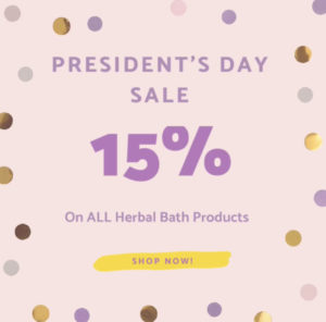 President’s Day sale 