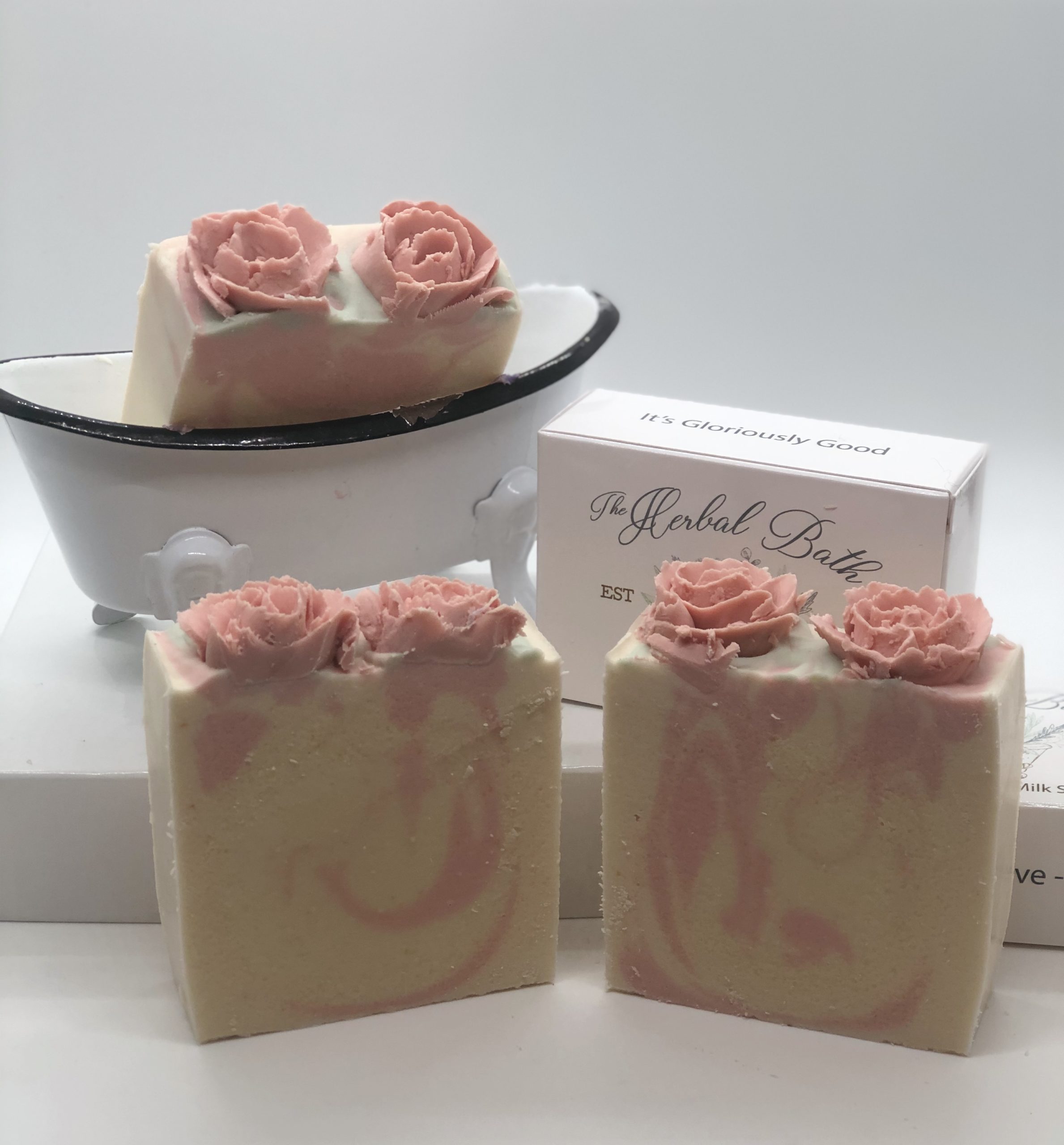 Rosemary and Roses Soap goats milk soap, cold process