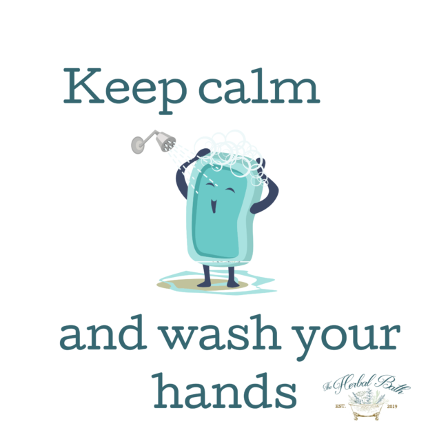 keep calm and wash your hands social distancing