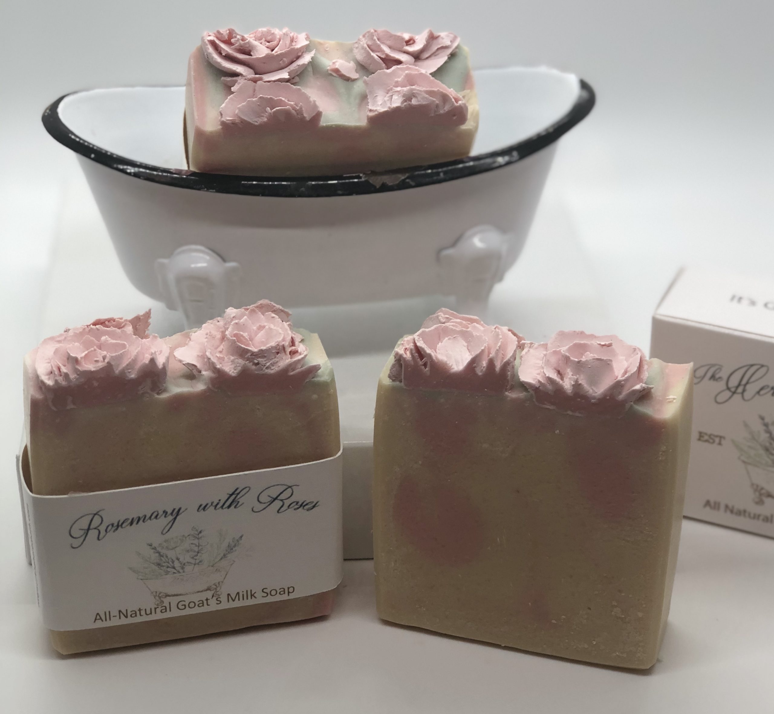 Rosemary with roses Soap