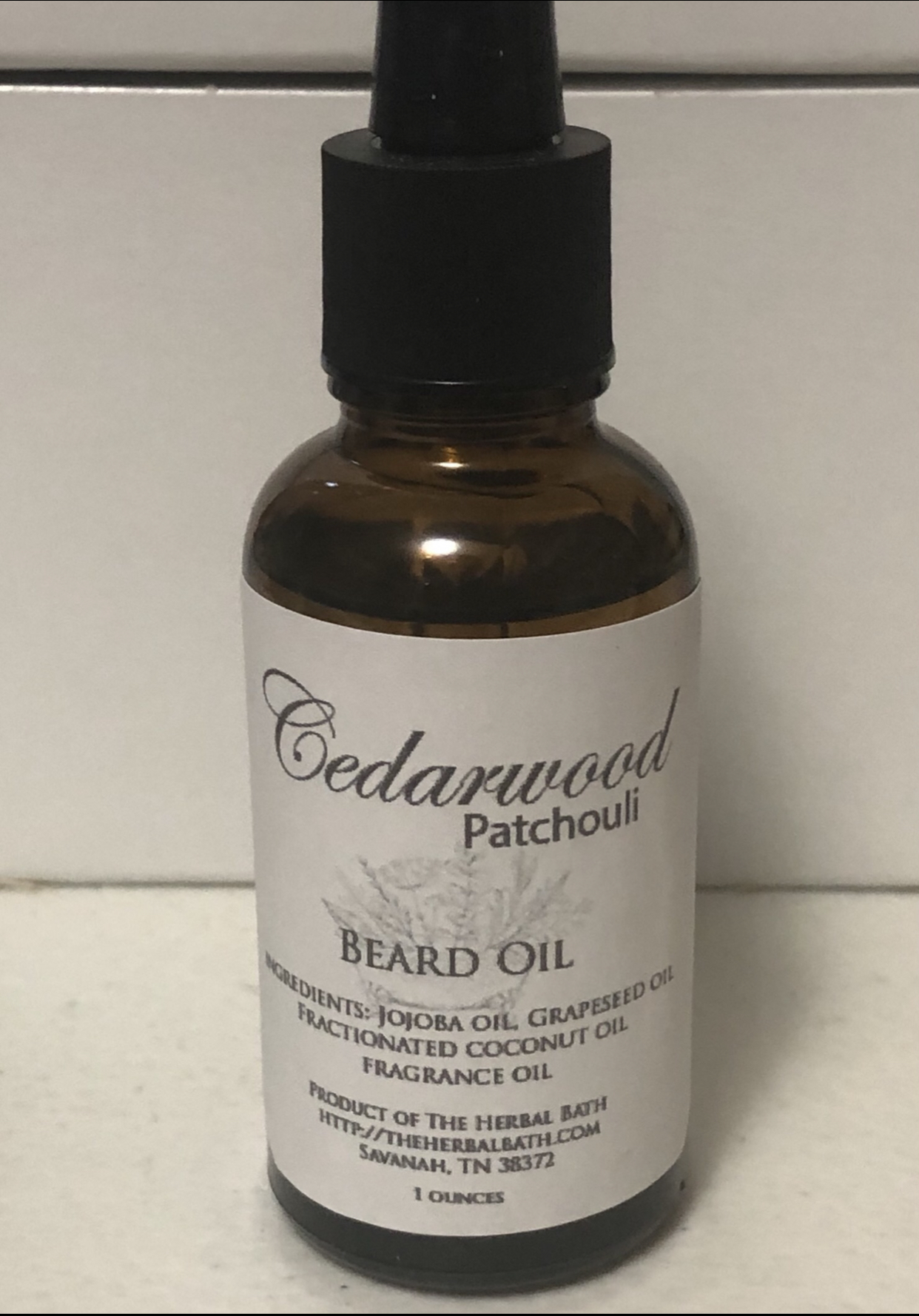 Cedarwood Patchouli Beard Oil