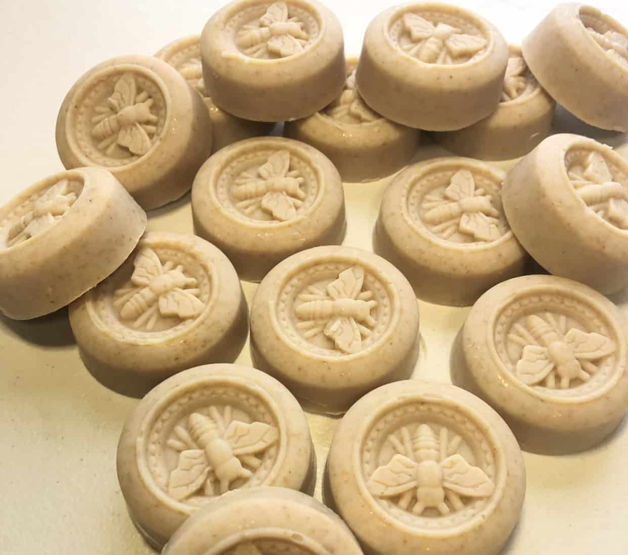 Honey and Oat Soap rounds
