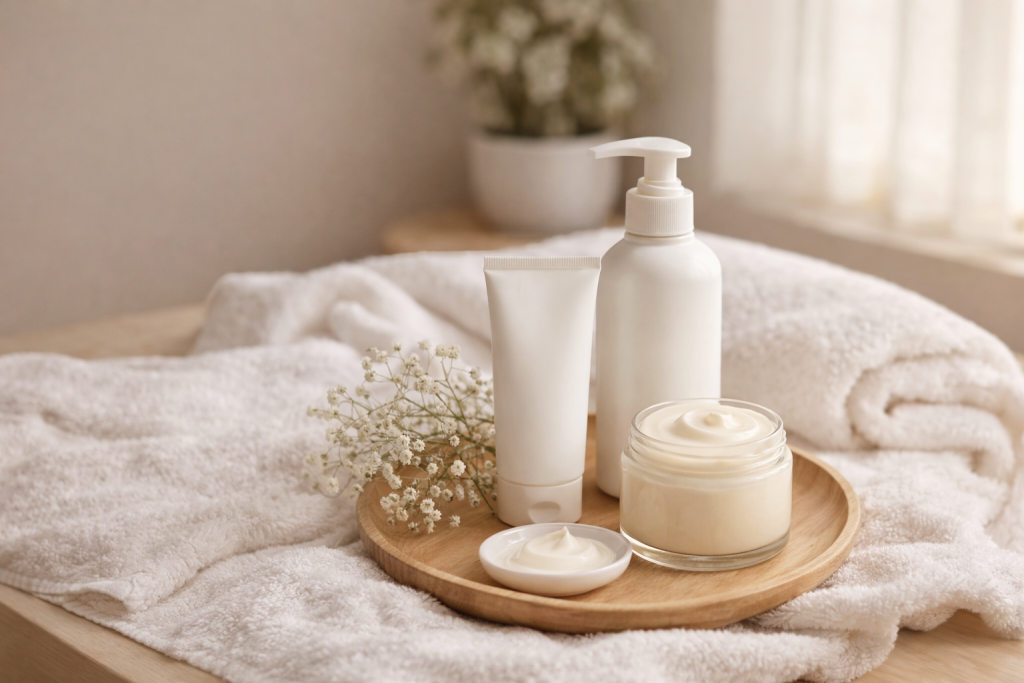 natural lotions and creams