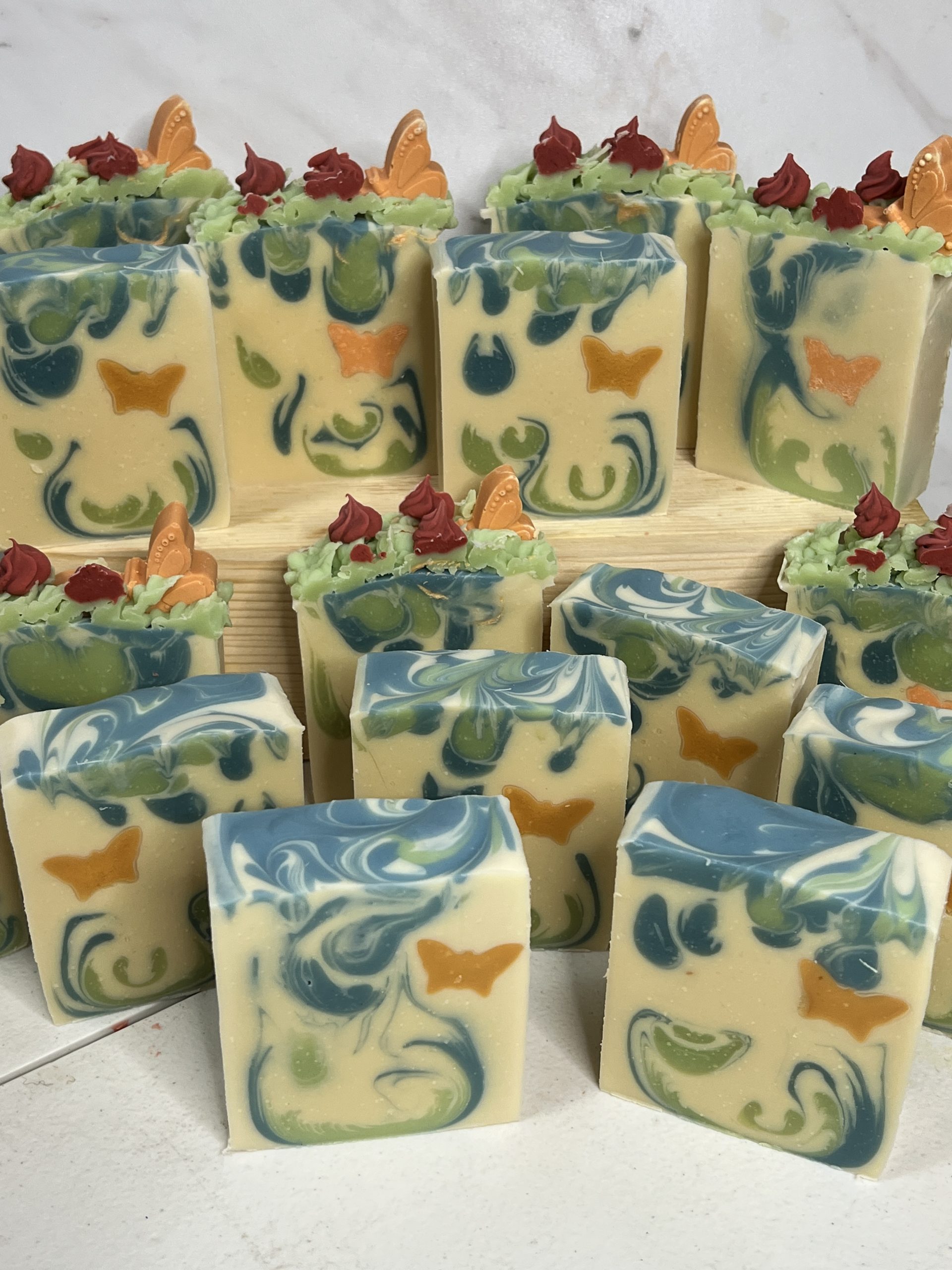 Butterfly Garden Goat Milk Soap
